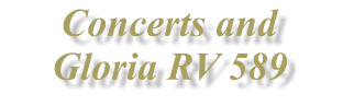 Concerts and Gloria RV 589