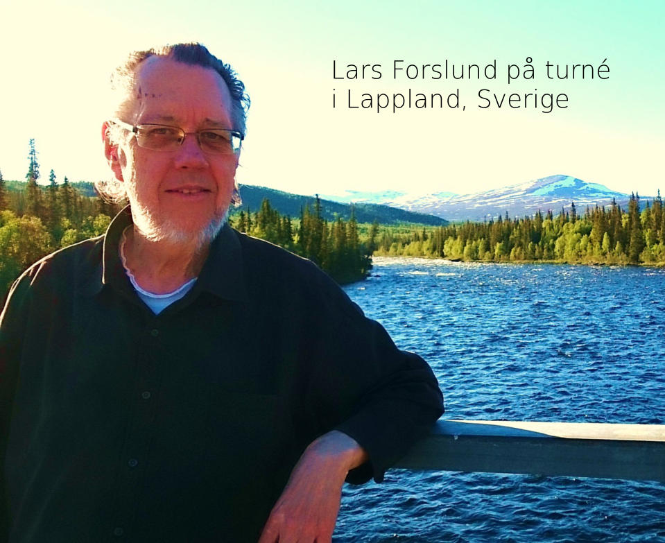 Lars Forslund p turn  i Lappland, Sverige