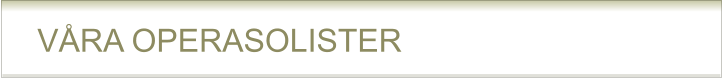 VRA OPERASOLISTER